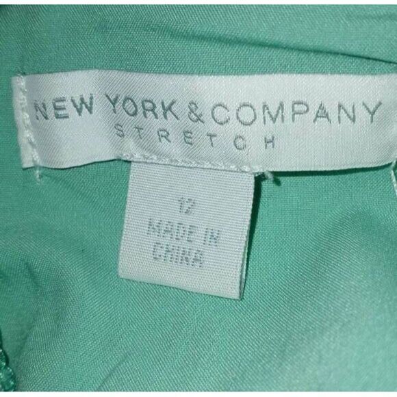 NEW YORK AND COMPANY MINT DRESS SZ.12 EUC. - Picture 9 of 9